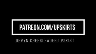 Devyn Cheerleader Upskirt