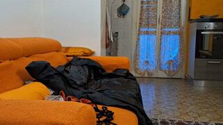 Sunny Maya Mistress - pegging with her slave - strap on