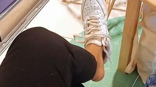 Lenora Dangling sneakers in the mall - PUBLIC SHOEPLAY