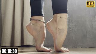 Tiptoes High Arches - 4K MP4