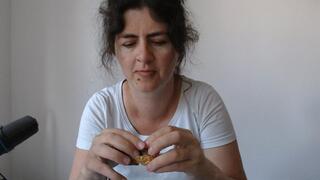 Ferrero Rocher and fudge eating