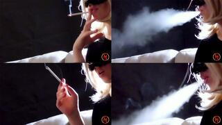 Smoking VIVA Vanilla 120s on the couch 2