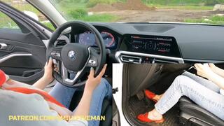 HOT PREMIERE: Brutal hard revving in new model BMW 3 series