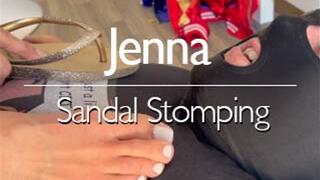 Jenna's Sandal Stomping