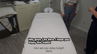 Special massage for Alice, a young waitress who didn't expect my special service but enjoyed thoroughly