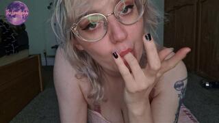 Black Nail Polish Oral Fixation