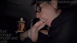 The Young Police Officer and The Patronising Business Woman (Foot Worship Part Only)