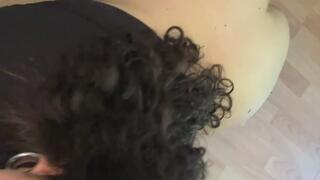 Farting while sucking and fucking my dildo