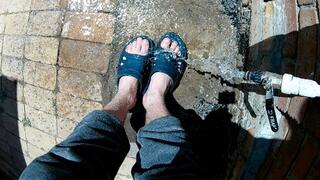 Dirty men's feet 01 DF