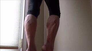 Pink Fox, veiny calves in the frame