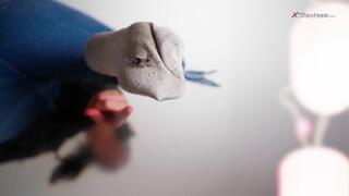 Giantess Ella - Crushing my best friend under my socks