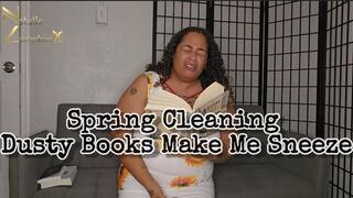 Spring Cleaning Dusty Books Make Me Sneeze While Pregnant 1080