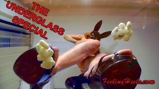 The crushing Bunny! - Episode 3 - starring: Roxxy Heely - THE UNDERGLASS SPECIAL! - FHD - High Heels on Glasstable Lingerie Ultra long fiery red polished Toe Nails Wiggling Spreading Bouncing Giantess Crushing Trampling nice Tits UNDERGLASS! - 1080p - MP4