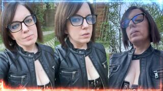 SMOKING IN LEATHER JACKET 2