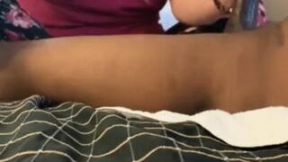 White goddess Feet and Hands On Rock Hard Dick!!!