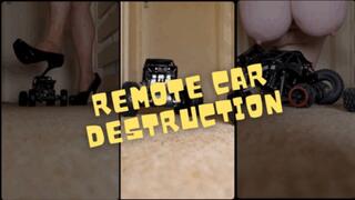Remote Control Toy Car Destruction wmv