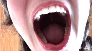 * 854x480p * Big Clenching Yawns -Mov 1920x1080p