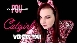 Catgirl Wedgies You - MP4