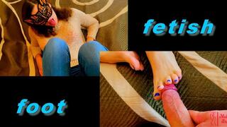 Pretty lady loves Foot fetish