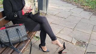 Shoe dangling and lost shoe into the river HD mp4 1920x1080