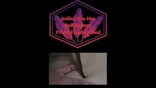 Indica's Belly Button Probed and Tickled MP4