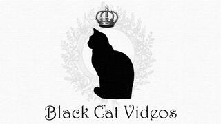 Alice trampling her human carpet in nylons (two cameras)