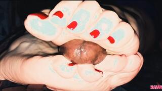 Blud red toejob solefuck extreme