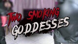 Two Leather Goddesses Need An Ashtray - Mobile 480p