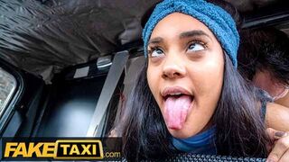 Fake Taxi Capri Lmonde Lowers her Sexy Booty onto a Big Thick Cock