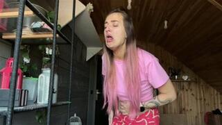 Intestines Cleaner - She turned him into THIS