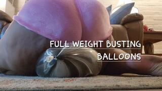 FULL WEIGHT BUSTING BALLOONS