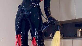 HeavyRubberDom PEGGING POV JOI Tall Slavena