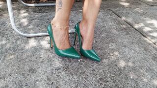 Beautiful stilettos hanging from even more beautiful feet (3)