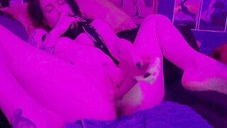 Horny Goth Slut Fucks Her Pussy To Leg Shaking Orgasm