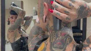 Shaving my hair ( Afeitando mi cabello)