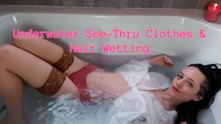 Underwater See Thru Clothes & Hair Wetting SD