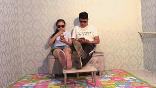 The dirty soles of the king and queen