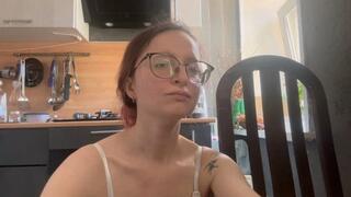 Emma's sensual ass massage