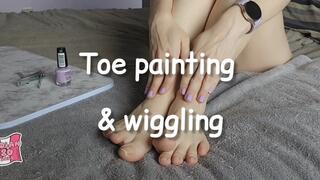 Toe Painting and Wiggling