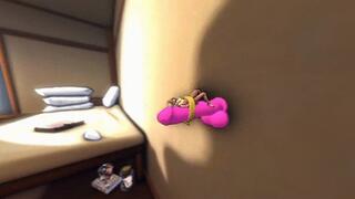 Giantess Having Fun With Girl Deepthroat, Anal and Vore Animation