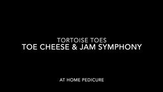 Home Pediure with months of soft toe jam and cheese for the Lovers of Mature Woman's worship!