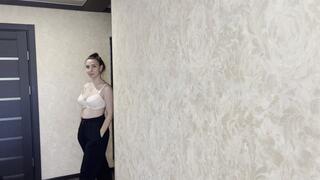 Spitting at objects around me