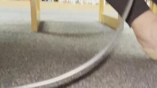 Candid Touching of sweaty flats!