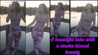 Smoke & Art 13- A beautiful lake with a smoke-kissed beauty