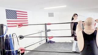 Mixed wrestling and Ballbusting!