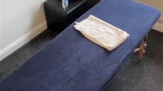 Brunette Bombshell Daisy Wears Sexy Lingerie for This Massage