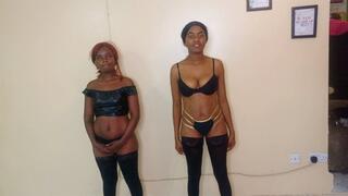 4K Black Panty Catfight Jenni vs Christine