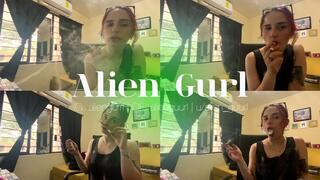 Trying Black and Mild for the 1st time (it was so good) | Alien Girl