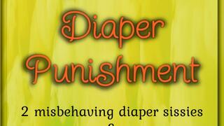 Double Diaper Punishment; Diaper Humiliation
