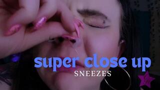 Super Close Up Sneezes - AVI